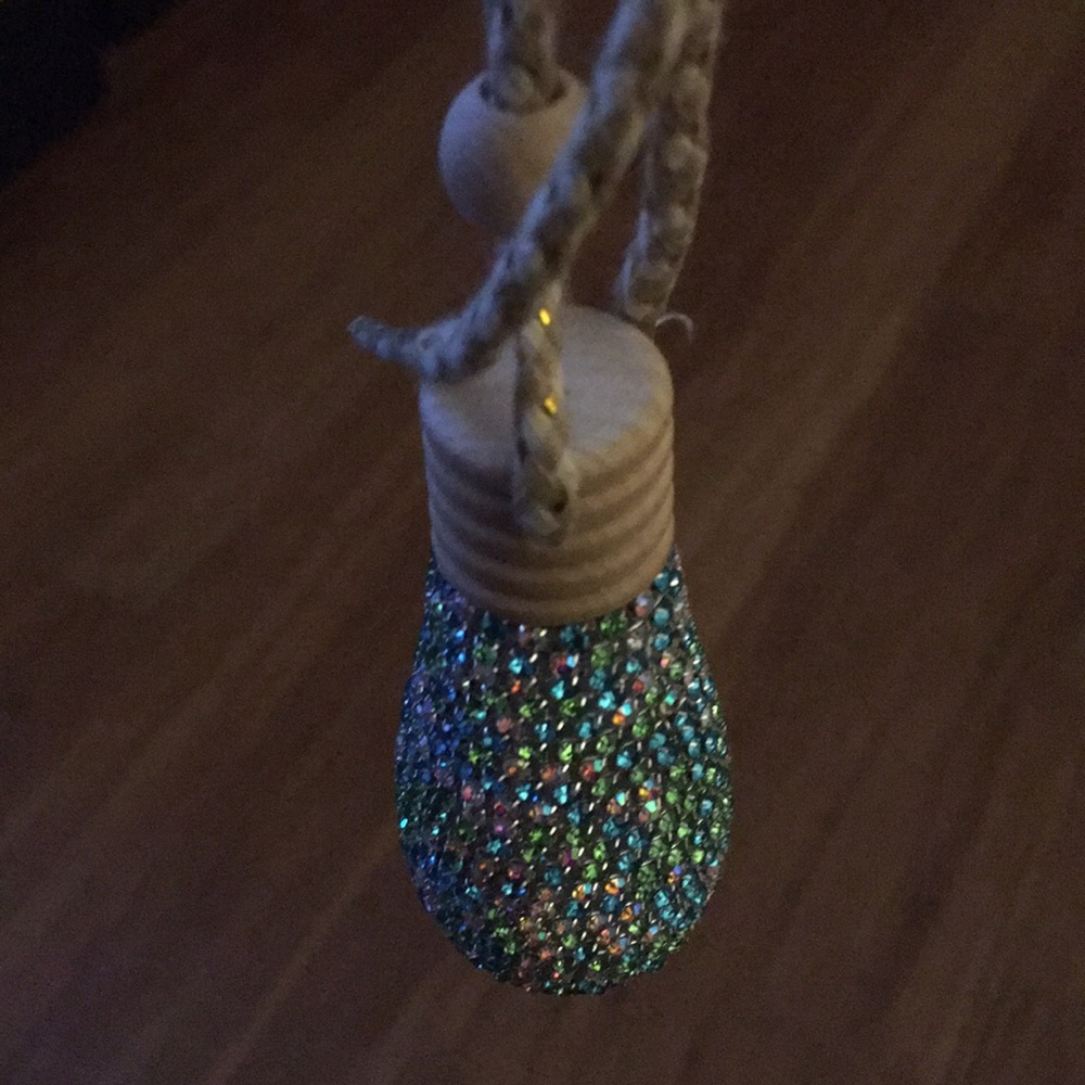 Glass Essential Oil Hanging Ornament RoomFreshener
